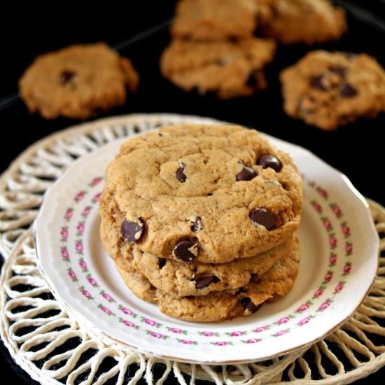 Pumpkin Spice Chocolate Chip Cookie