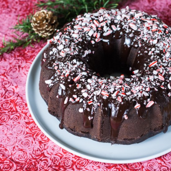 Peppermint Chocolate Cake