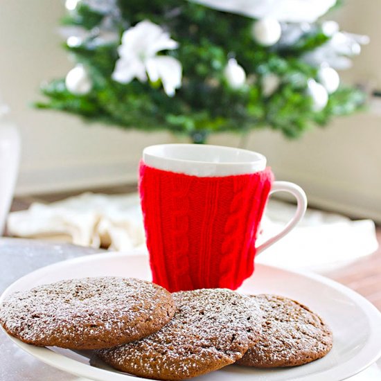 Soft Chewy Ginger Molasses Cookies