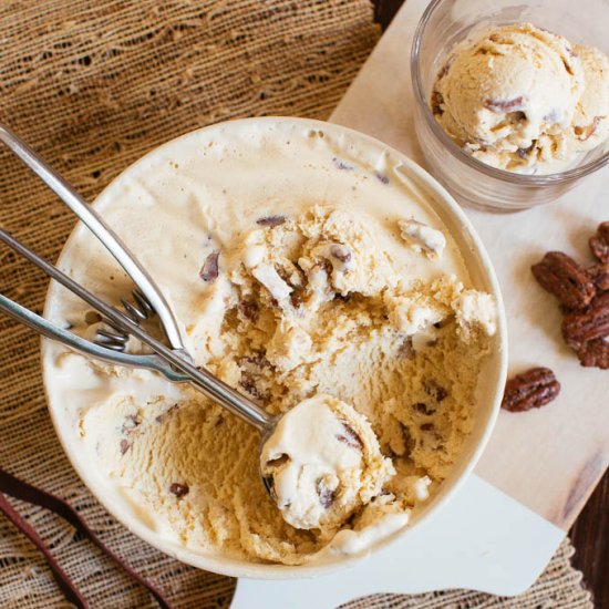 Brown Butter Pecan Ice Cream