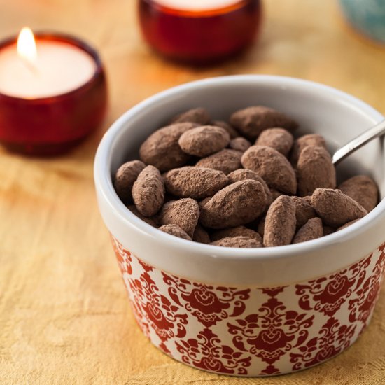 Cocoa Dusted Almonds