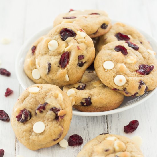 White Chocolate Cranberry Cookies