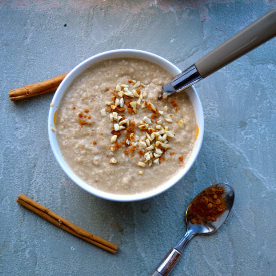 Macadamia and  Apple Porridge