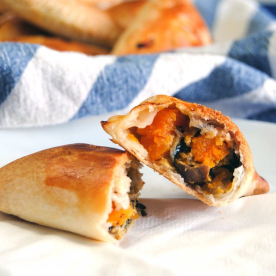 Squash and Mushroom Empanadas