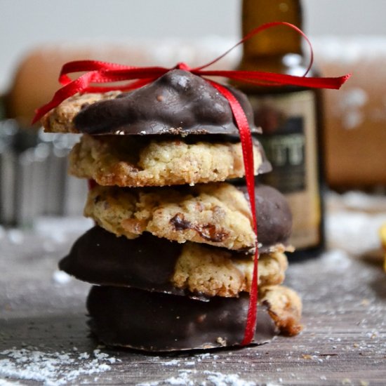 Walnut and Rock Sugar Cookies