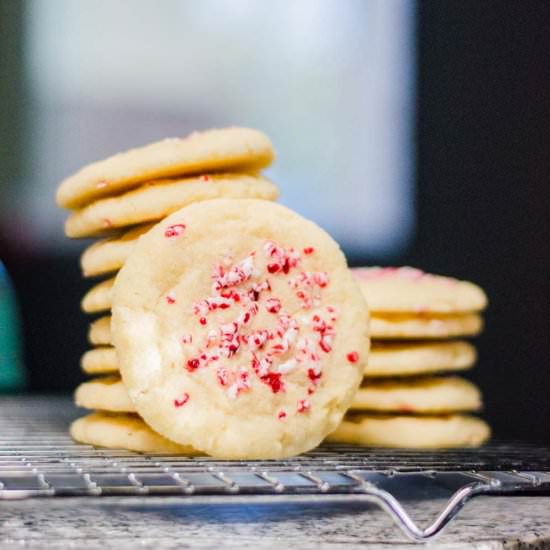 Candy Cane Sugar Cookies