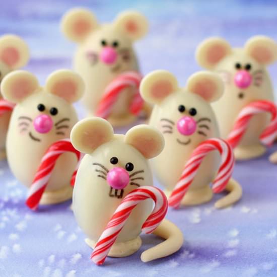 Christmas Mice Truffles