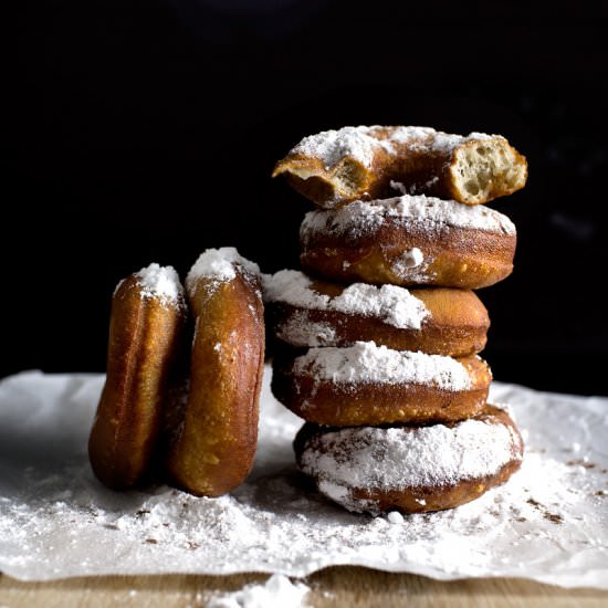 Soft Chewy Banana Donuts