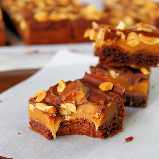 Peanut Butter Caramel Brownies