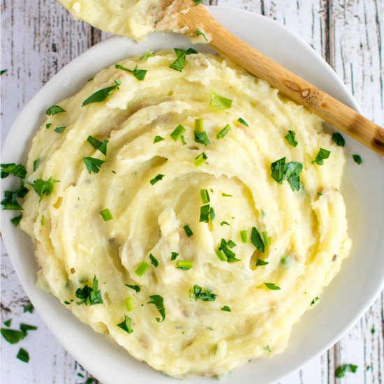 Crockpot Skinny Mashed Potatoes