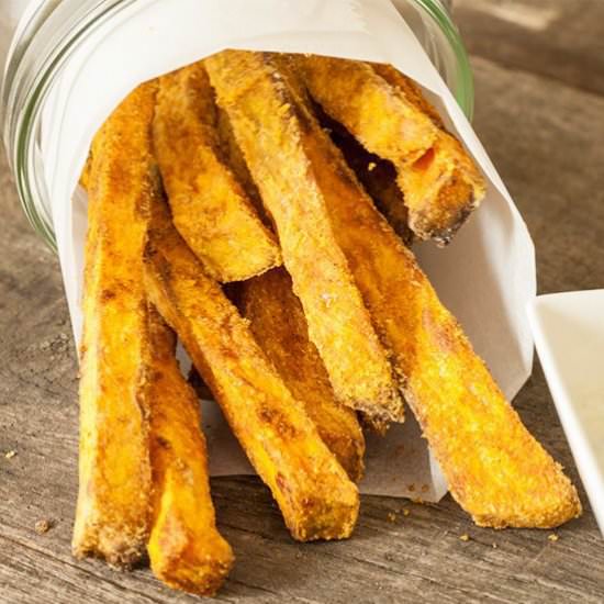 Oven baked sweet potato fries