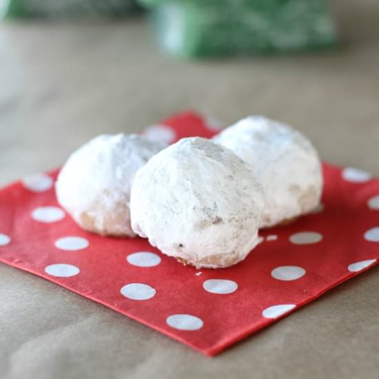 Pecan Snowball Cookies