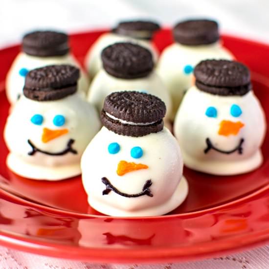 Melting Snowmen Cookie Balls