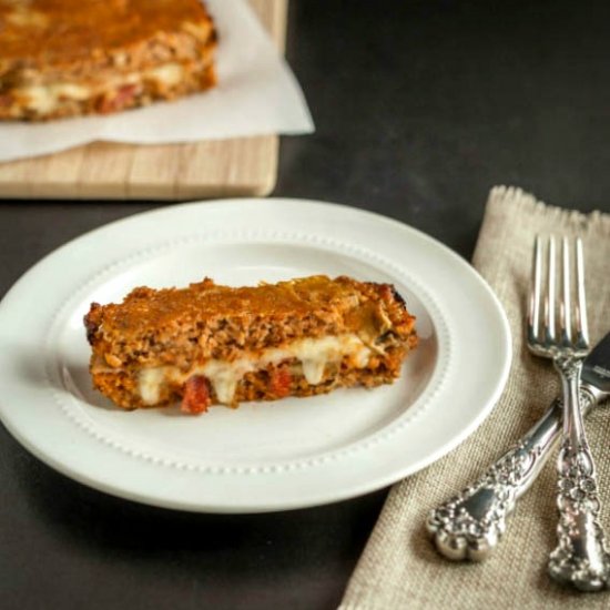 Bacon Mushroom Turkey Meatloaf