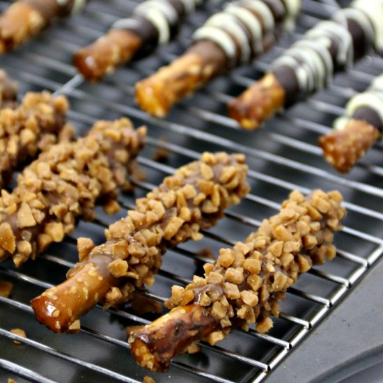 Chocolate Covered Pretzel Sticks