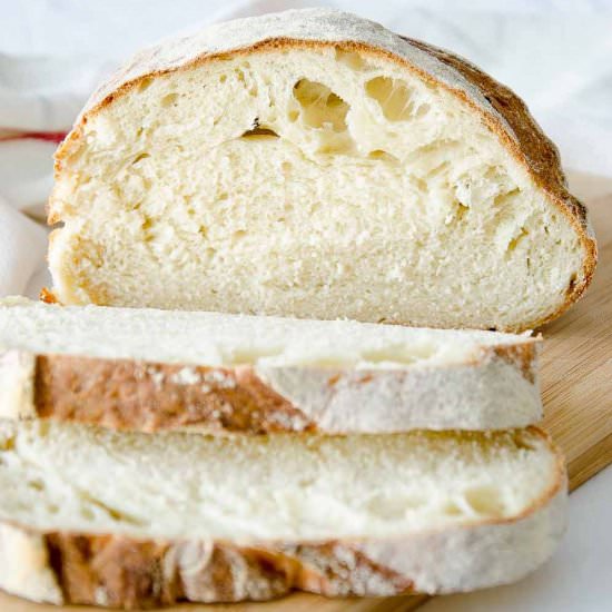 Easy no-knead bread