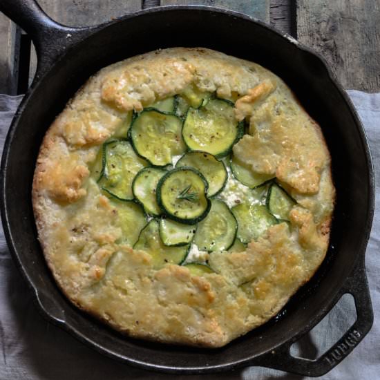 Lemon Zucchini Galette