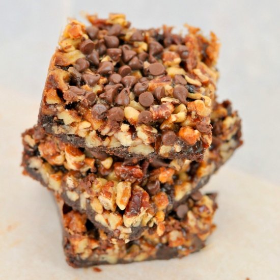 Chocolate Maple Pecan Bars