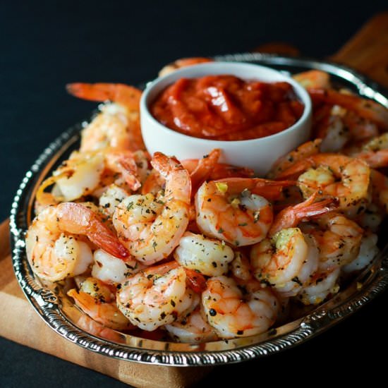 Garlic Herb Roasted Shrimp