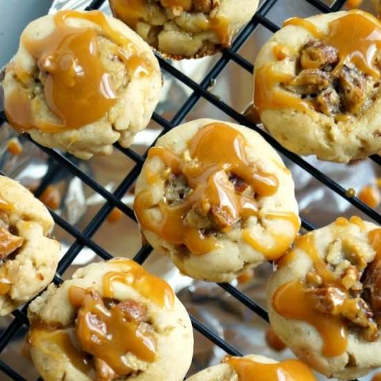 Pecan Pie Thumbprint Cookies