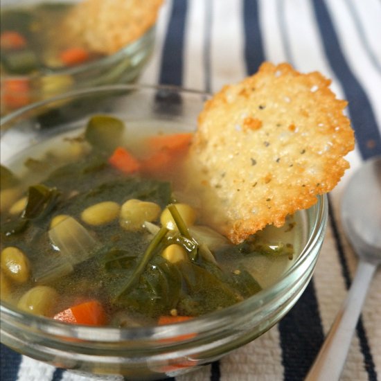 Spinach & Edamame Soup