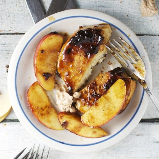 Sautéed Apple French Toast