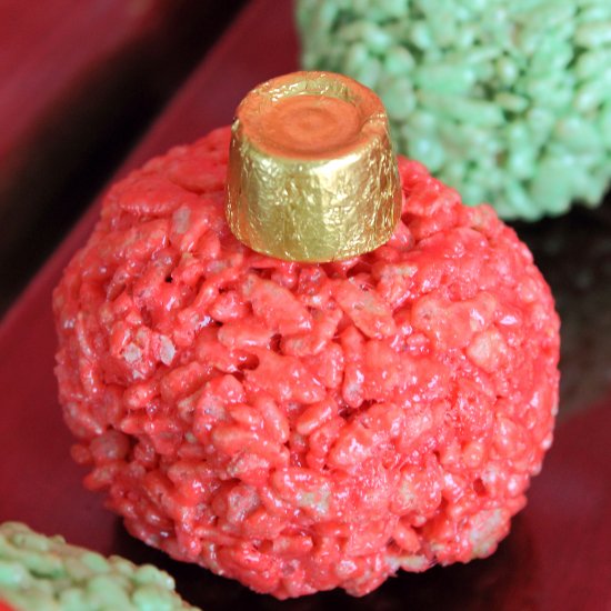 Rice Krispie Ornaments