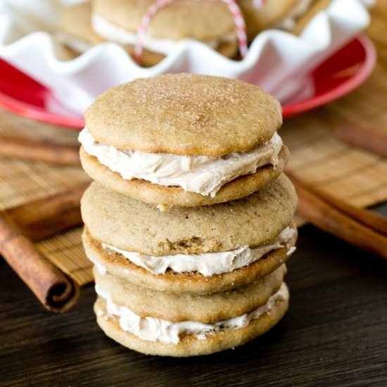 Cinnamon Buttercream Sandwiches