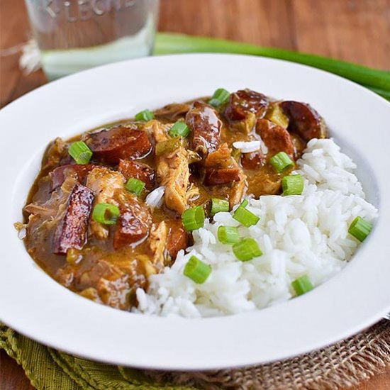 Smoked Sausage and Chicken Gumbo