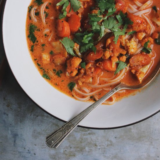 Red Curry Noodle Bowls