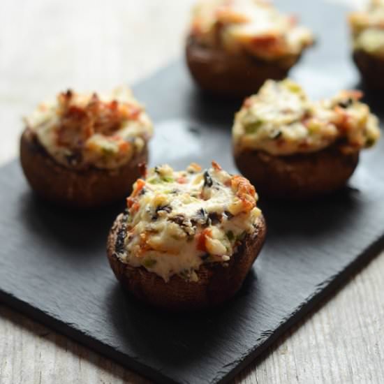 Pizza Stuffed Mushrooms