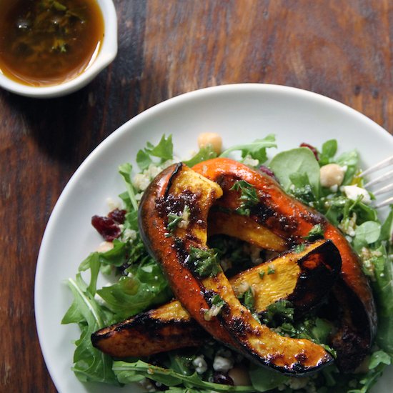 Moroccan Acorn Squash Quinoa Salad