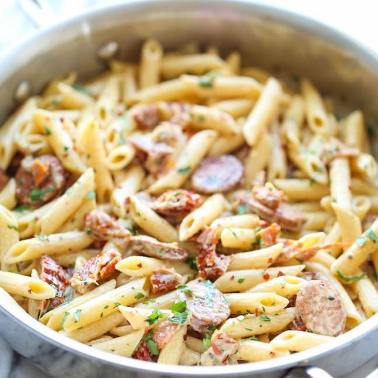 Pasta with Cream Sauce