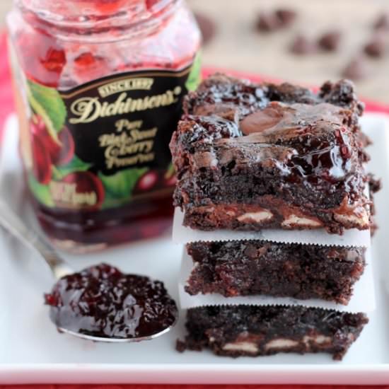 Dark Chocolate Cherry Brownies