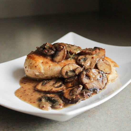 Chicken in a Mushroom Sauce