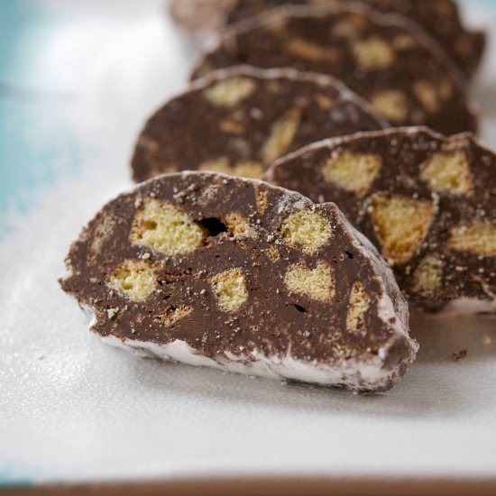 Chocolate Anisette Salami