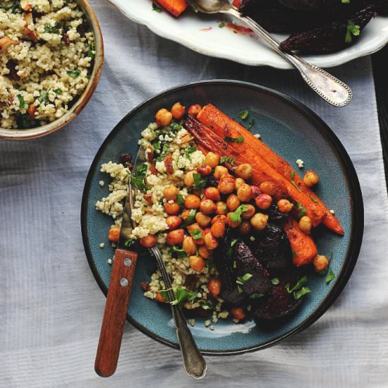 Harissa Roasted Vegetables