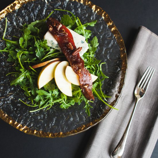 Praline Bacon and Blue Cheese Salad