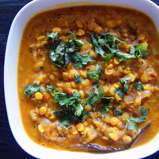 Ridge Gourd with Chana Dal (Kootu)