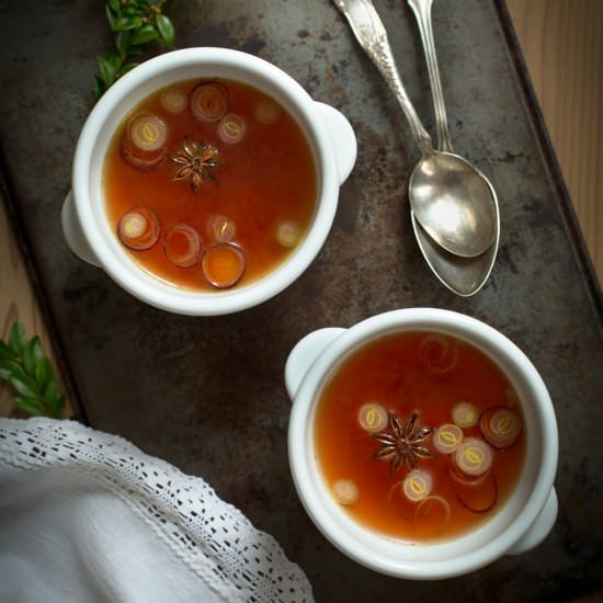 Christmas Duck Soup with Star Anise