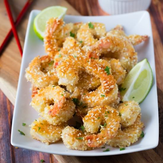 Crispy Sesame Panko Shrimp