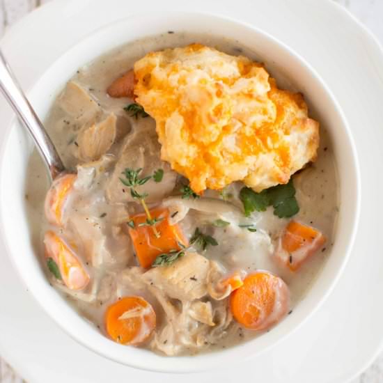 Crockpot Turkey Pot Pie