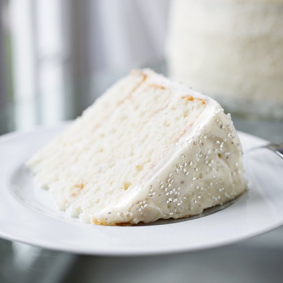 Winter Snow Flurry Cake