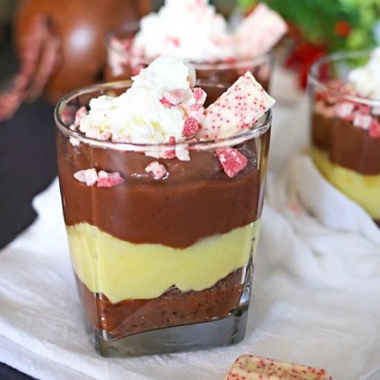 Peppermint Pudding Cups