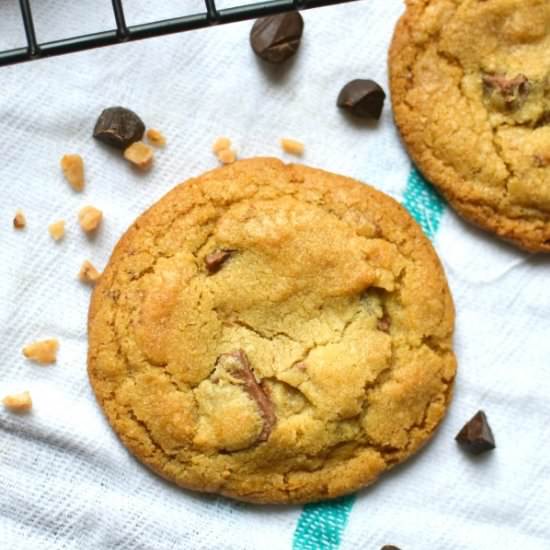 Brown Butter Toffee Cookies