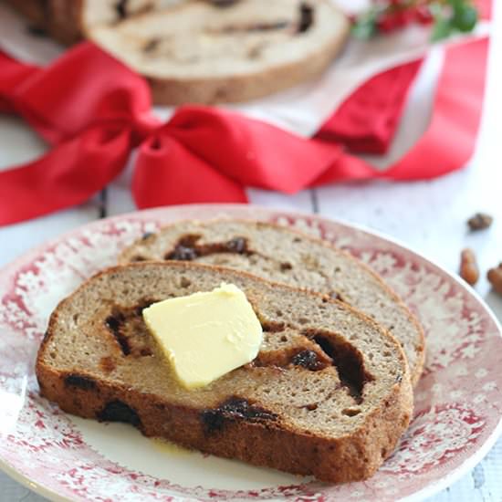 Cinnamon Raisin Swirl Bread