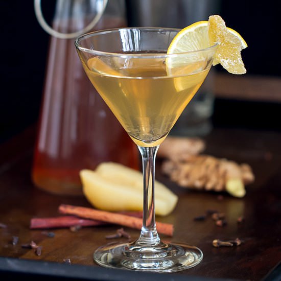 Spiced Pear Martini