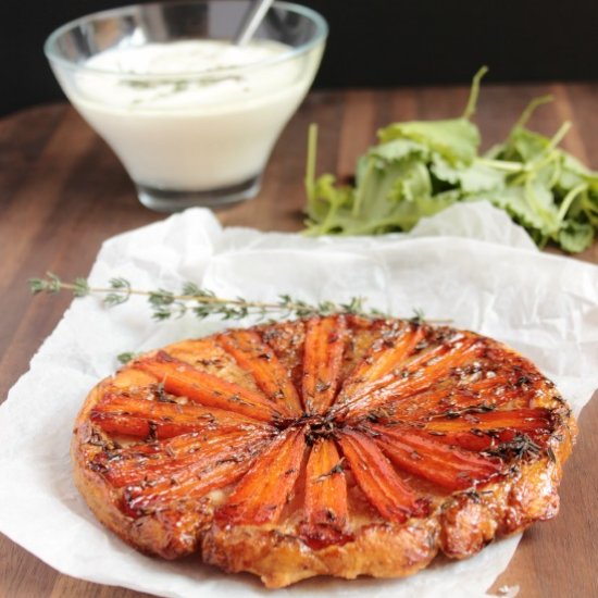 Carrot Tarte Tatin