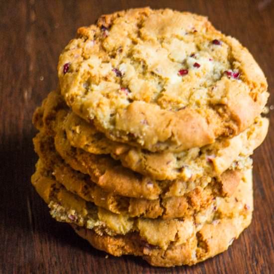 White Chocolate & Cranberry Cookies