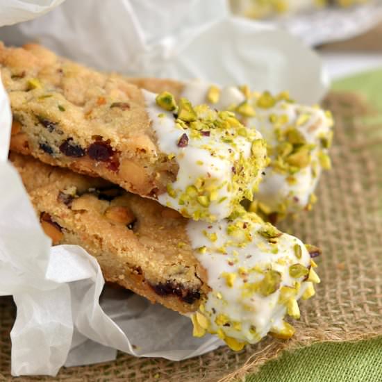 Cranberry Pistachio Shortbread